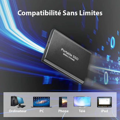 Marcherelle™ – Disque Dur Externe SSD Portable Ultra-Rapide