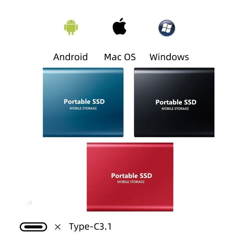 Marcherelle™ – Disque Dur Externe SSD Portable Ultra-Rapide