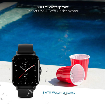 Marcherelle™ | Montre Connectée GPS AMOLED avec Suivi de Santé et Appels Bluetooth