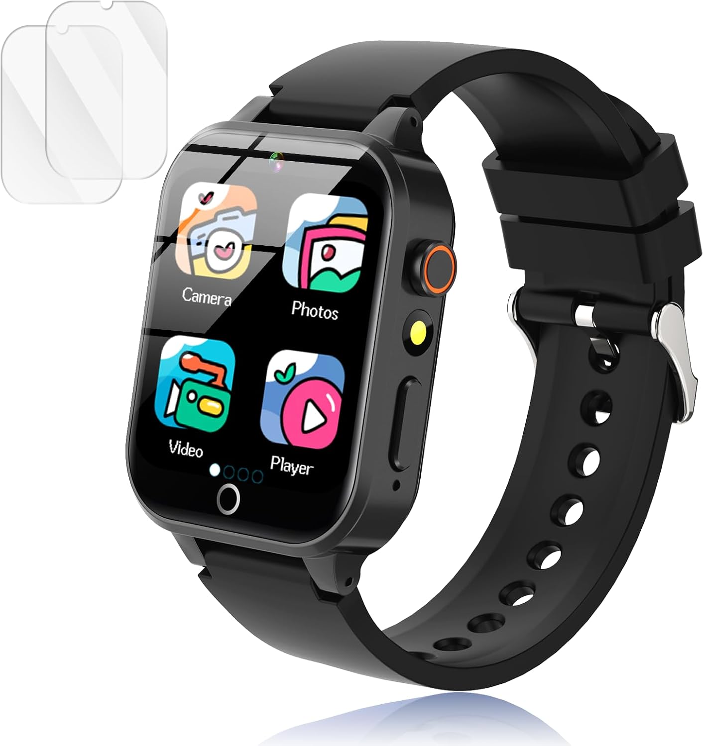 Marcherelle™ – Montre Intelligente pour Enfants avec Caméra HD & 26 Jeux Éducatifs