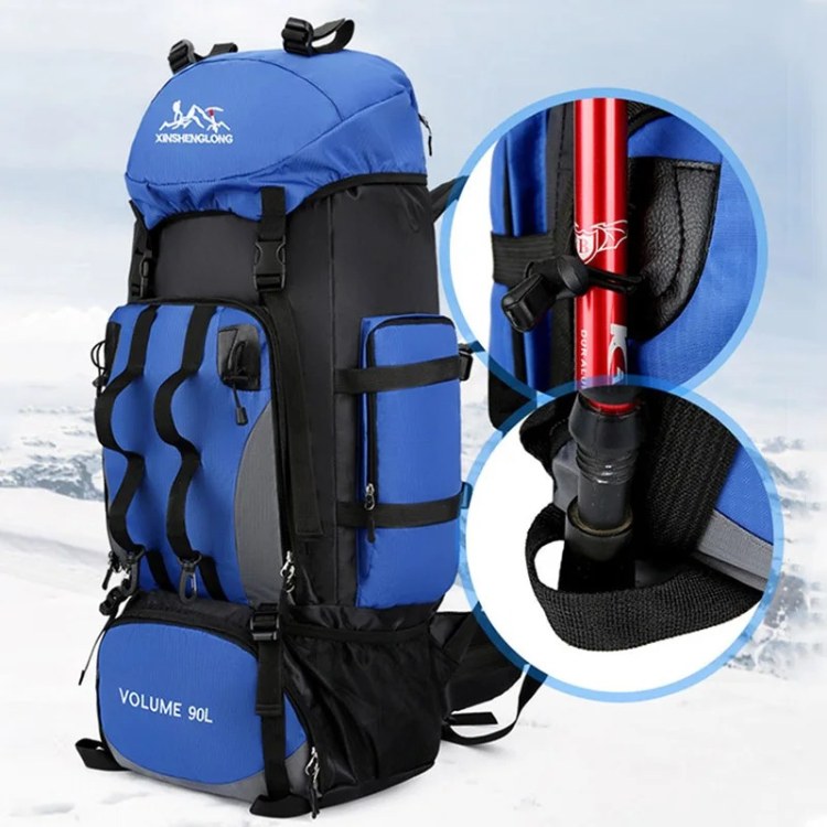 Marcherelle™ – Sac à Dos de Randonnée Ultra-léger et Imperméable De 90 L