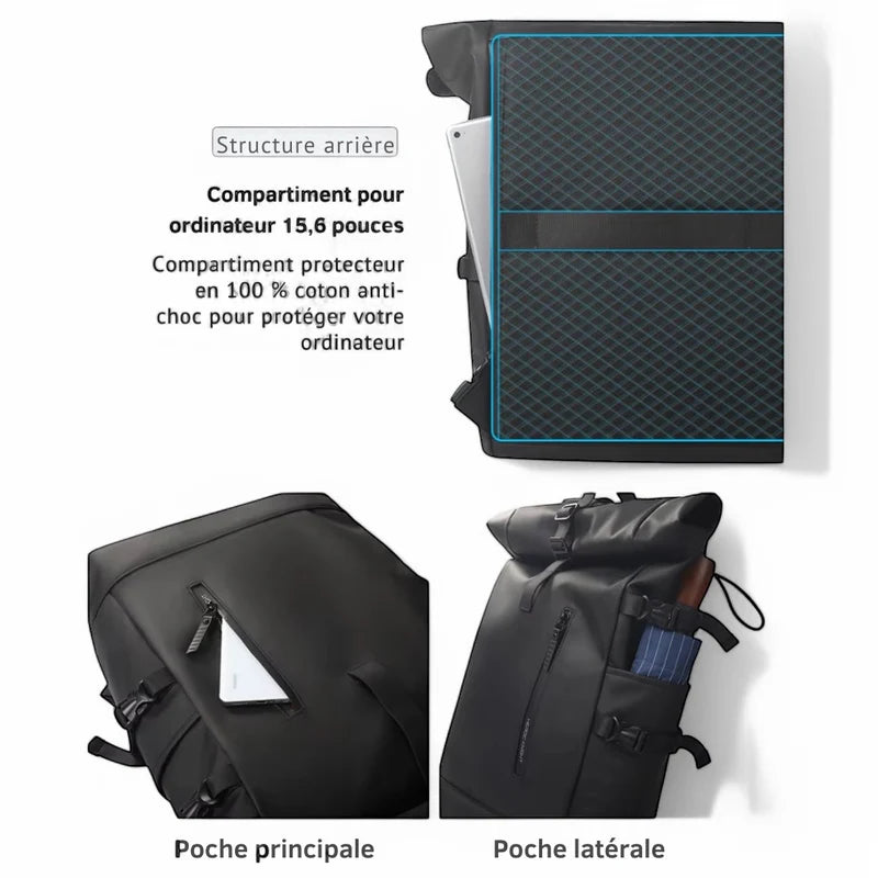 Marcherelle™ – Sac à Dos de Voyage Imperméable & Léger