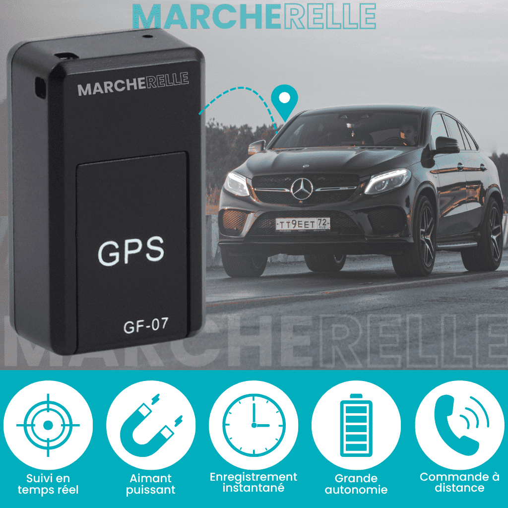 Marcherelle™ – Traceur GPS Vélo Sans Abonnement, Suivi Précis en Temps Réel