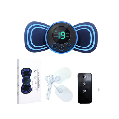 Masseur Électrique Portable avec Patchs Adhésifs