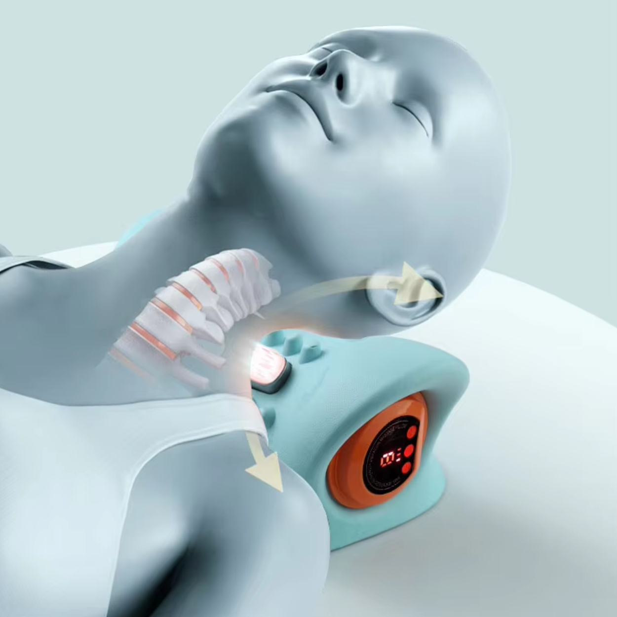 Oreiller Massage Cou Relaxant Électronique - Santeova