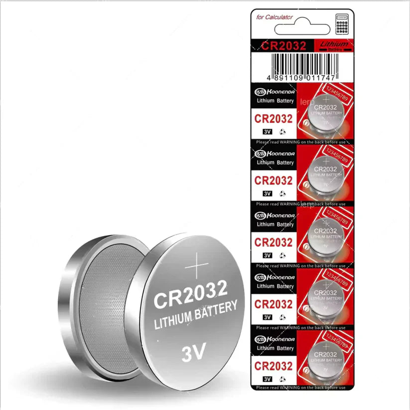 Pack de 5 Piles CR2032 Lithium 3V – Haute Capacité & Longue Durée