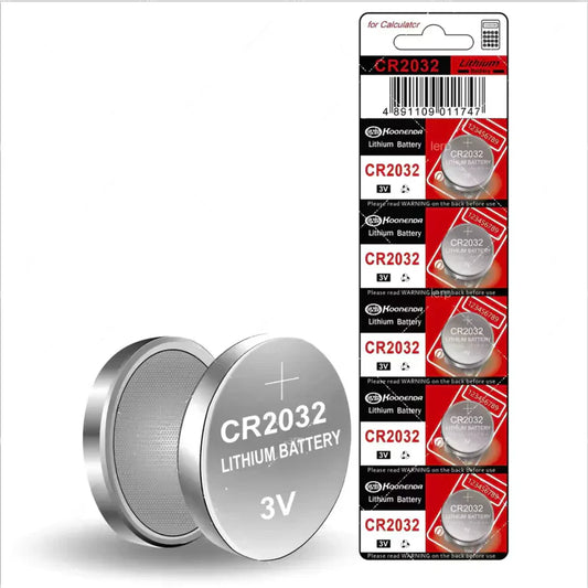 Pack de 5 Piles CR2032 Lithium 3V – Haute Capacité & Longue Durée