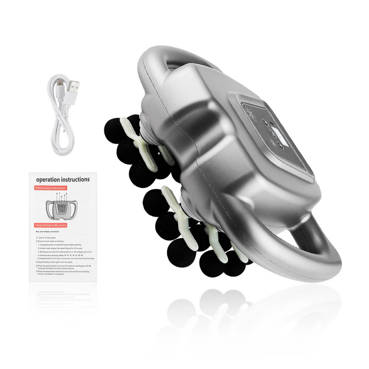 Pistolet de Massage Professionnel 24 Rouleaux
