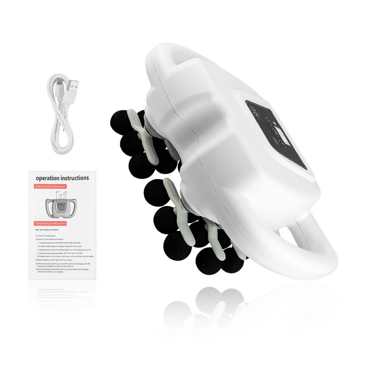 Pistolet de Massage Professionnel 24 Rouleaux