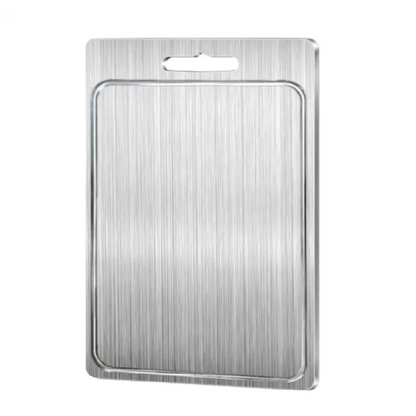 Planche à Découper Cuisine Inox Double Face Hygiénique