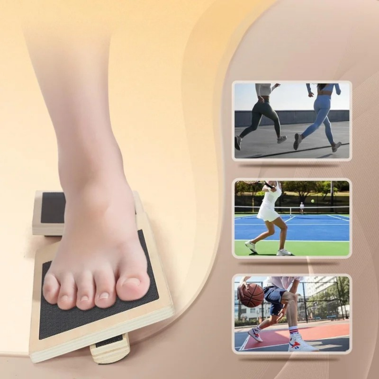 Balance d'Équilibre Planche pour Améliorer la Stabilité du Pied