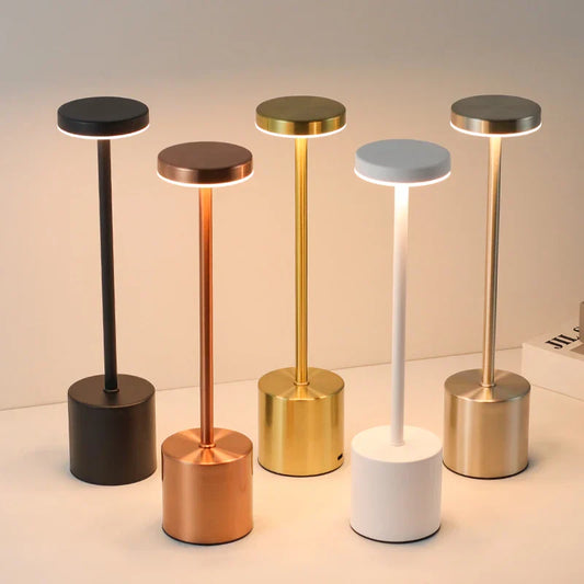 Lampe de Bureau Élégante Blanc Crème - Santeova
