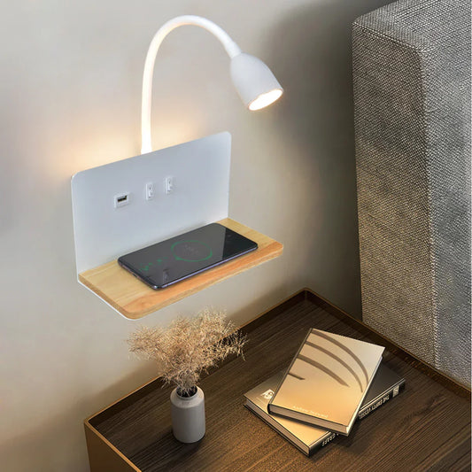 Lampe Murale LED avec Prise USB - Santeova
