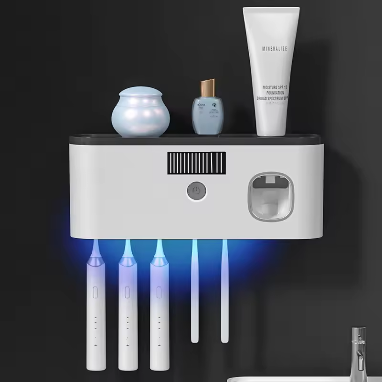 Stérilisateur UV Mural pour Brosses à Dents