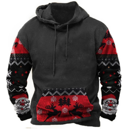 Sweat à Capuche Streetwear Imprimé Coloré et Confortable