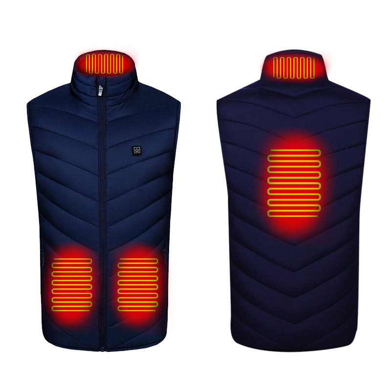Gilet Chauffant Électrique Homme - Douillet et Régulable pour Hiver