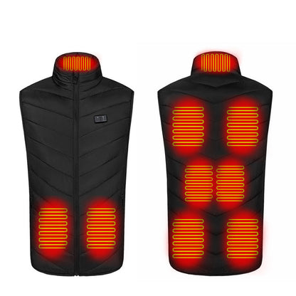 Gilet Chauffant Électrique Homme - Douillet et Régulable pour Hiver