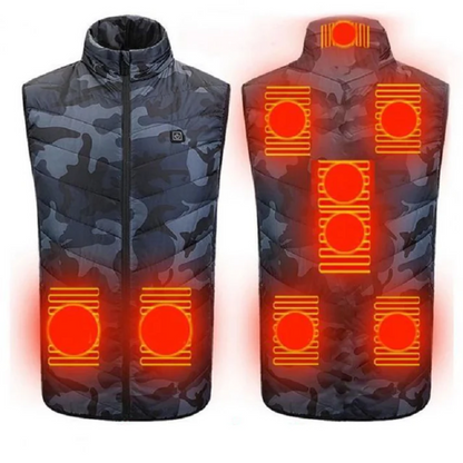 Veste Chauffante Électrique 11 Zones de Chaleur