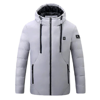 Veste Chaude Électrique avec 4 Zones de Chaleur Réglables