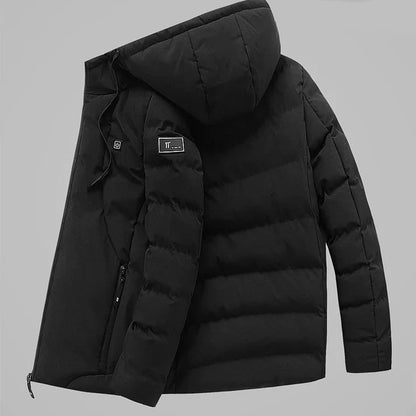 Veste Chaude Électrique avec 4 Zones de Chaleur Réglables