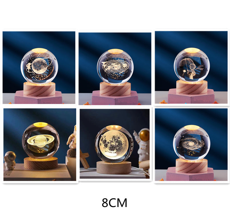 Lampe de Nuit Cristal Élégante