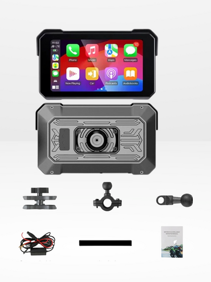 Écran GPS Moto Étanche et Universel pour Carplay