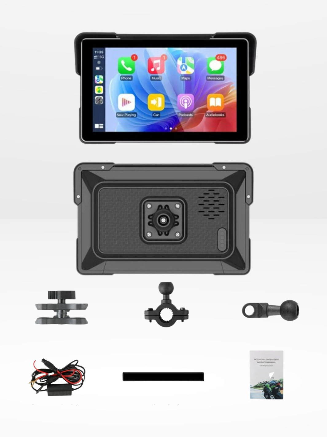 Écran GPS Moto Étanche et Universel pour Carplay