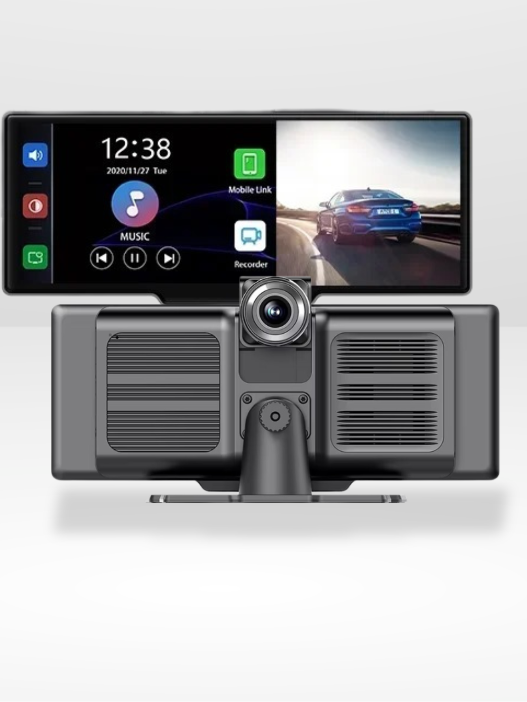 Écran de Navigation CarPlay avec Caméra de Recul Intégrée
