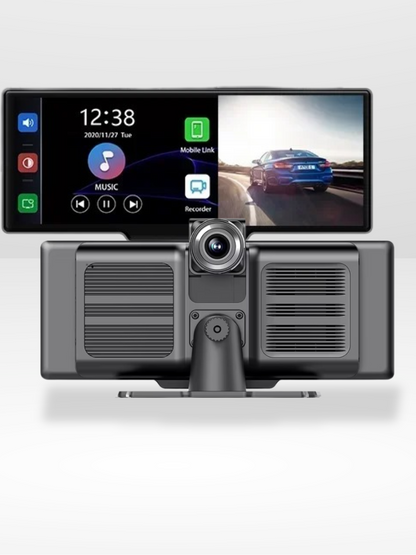 Écran de Navigation CarPlay avec Caméra de Recul Intégrée