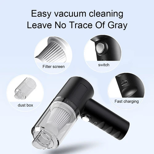 Marcherelle™ – Aspirateur Pour Voiture Sans Fil 120w Léger Et Polyvalent