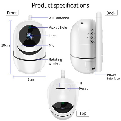 Marcherelle™ – Caméra De Sécurité WIFI Full HD Pour Une Surveillance Continue