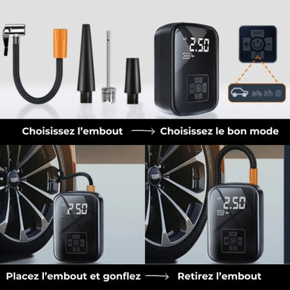 Compresseur d'Air Portable Rechargeable sans Fil