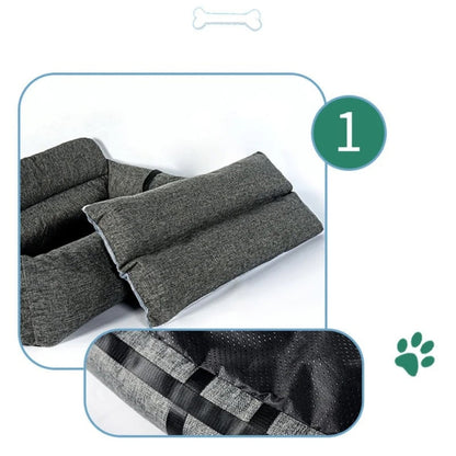 Siège Auto pour Chien Confortable et Sécurisé