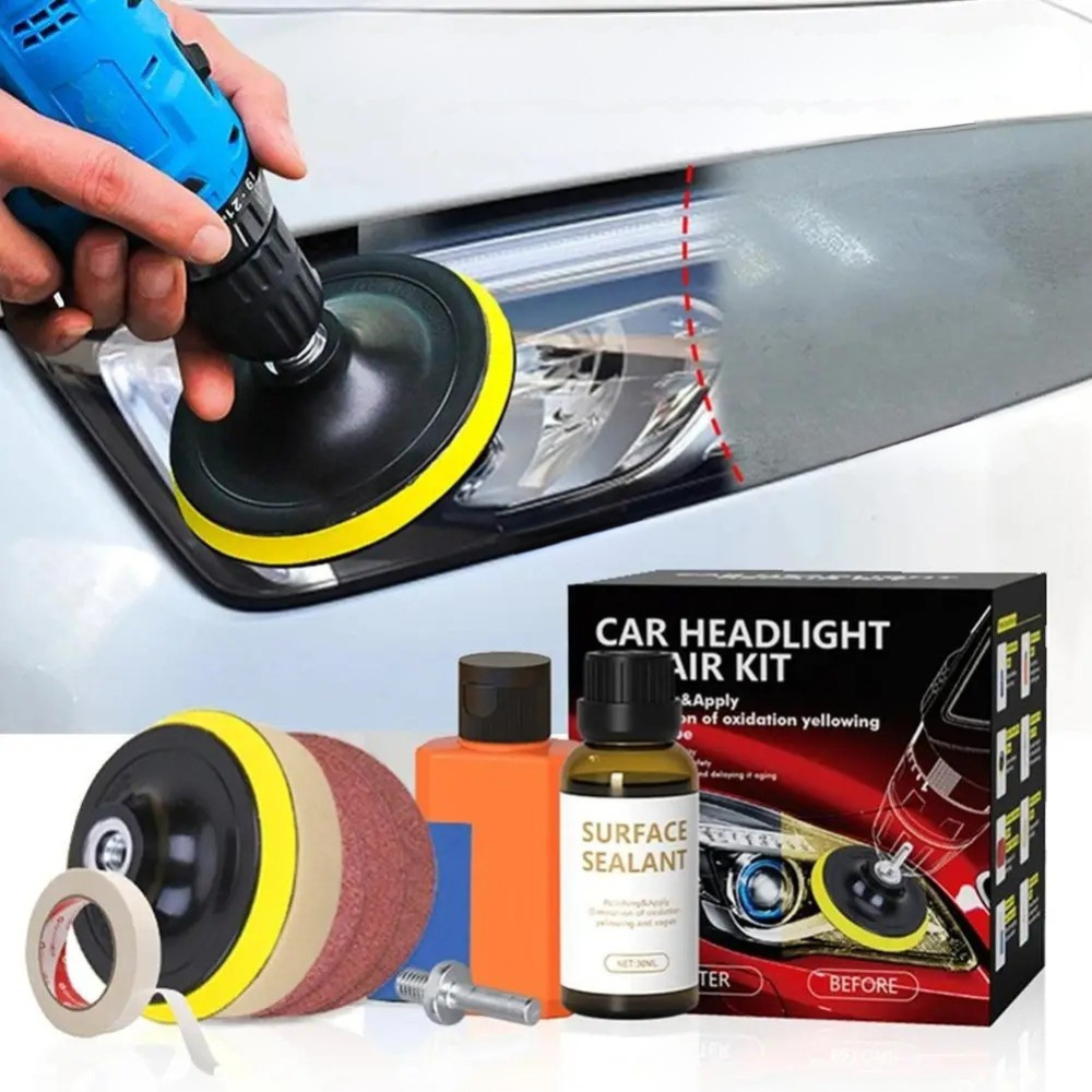 Kit de Réparation de Phare pour Voiture, Rénovation Rapide et Facile
