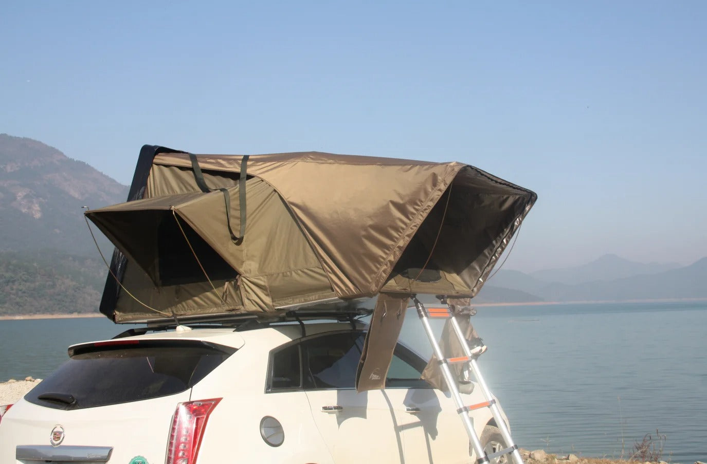 Tente de Toit 4 Personnes pour Camping Familial