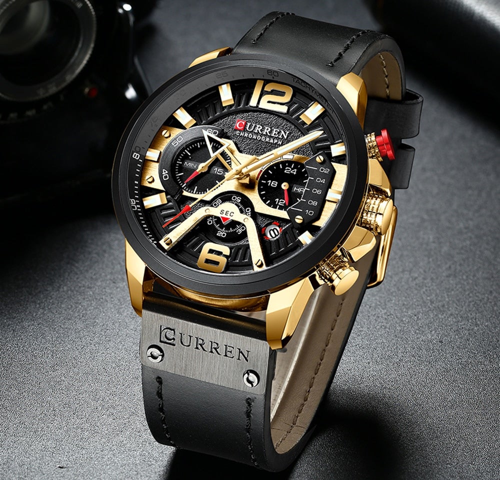 Montre-bracelet Homme Élégant Design Luxe