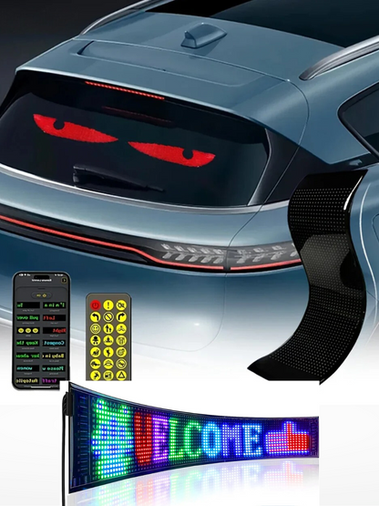 Panneau LED Auto Personnalisable et Réglable